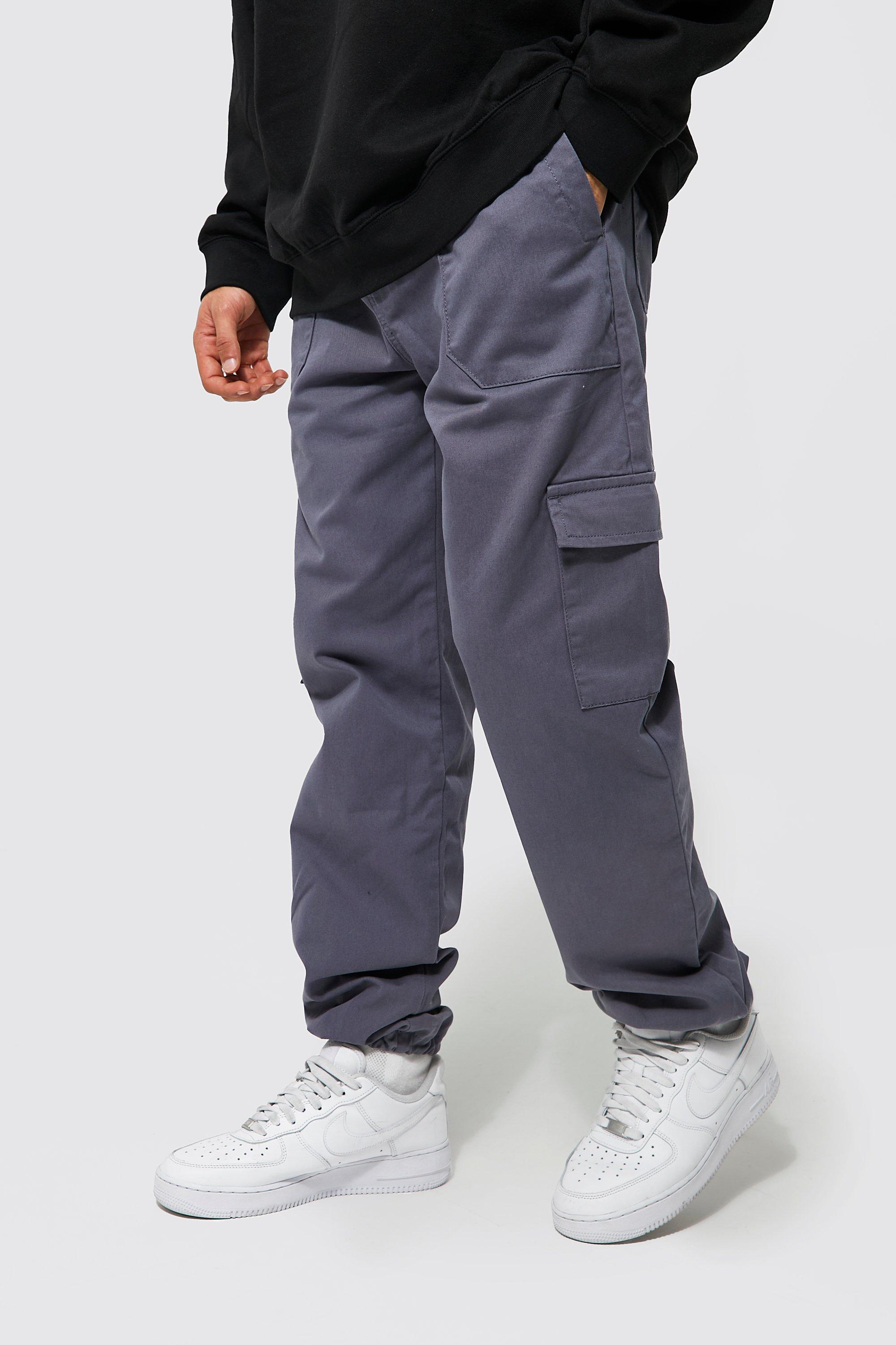 Cargo pants with hot sale elastic bottom